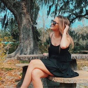 Vestique Chic Black Mini Dress